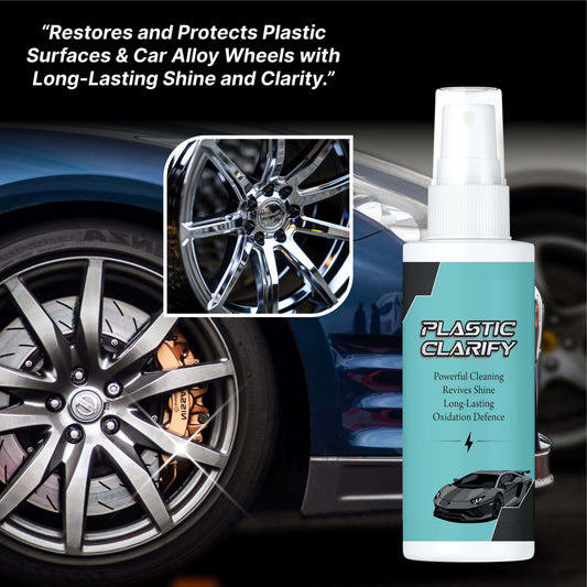 Plastic Clarify – Car Headlight & Plastic Restore Spray (100g) | COD Available